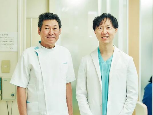 医療スタッフの廊下  
