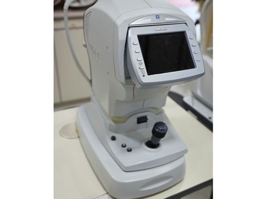 視力検査機器のある機能訓練室  