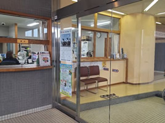 受付のあるエントランス