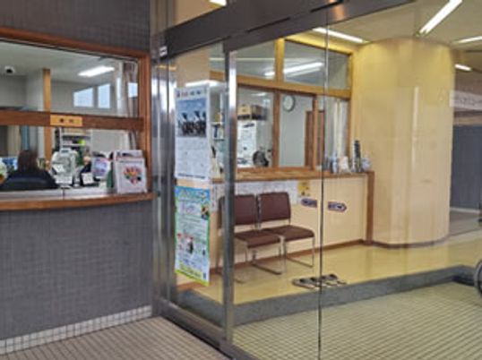 受付のあるエントランス