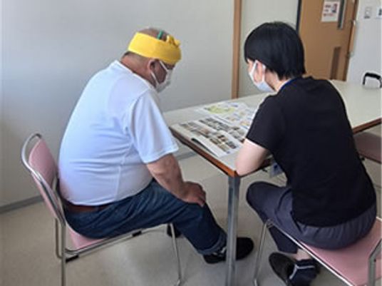 親しみやすいスタッフの様子