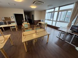 日当たりの良い食堂