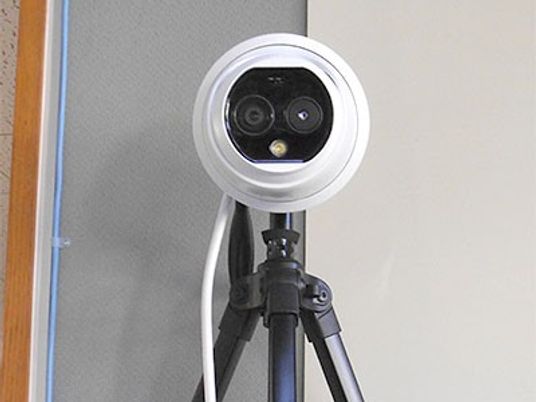 撮影機材がある室内  