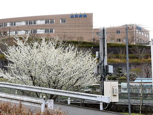 病院の建物外観  