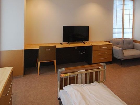 テレビのある居室  