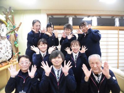 明るく和気あいあいとしたスタッフ