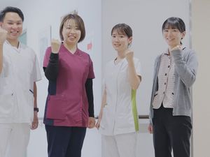 スタッフの集合廊下  