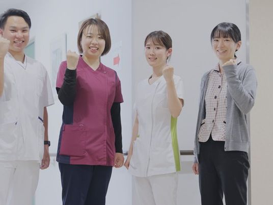 スタッフの集合廊下  