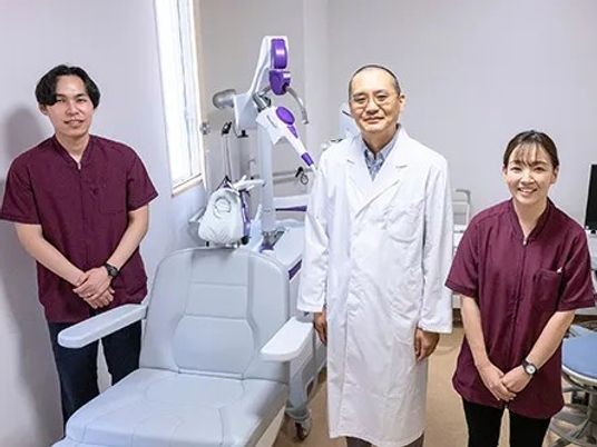 機器と職員の機能訓練室  