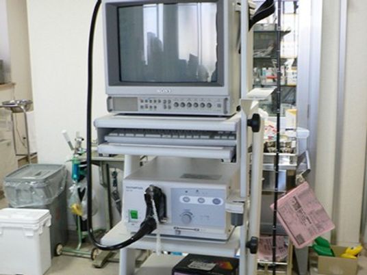 テレビ設置の機能訓練室  
