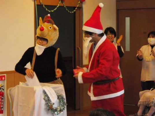 クリスマスのイベント風景