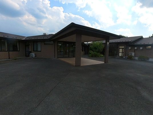 平屋のエントランス外観