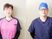 スタッフ2人の姿があるエントランス  