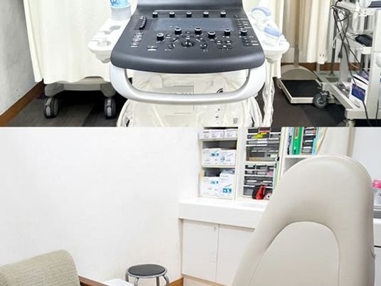 機器が置かれた機能訓練室  
