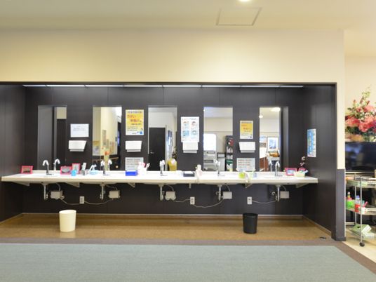 明確な案内所の空間