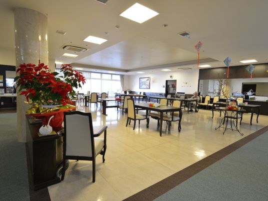 広々とした共有スペース