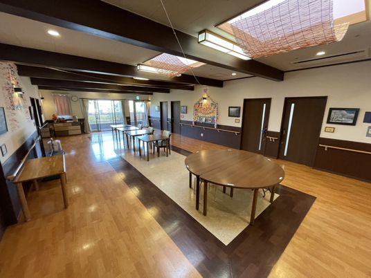 自然光が入る室内