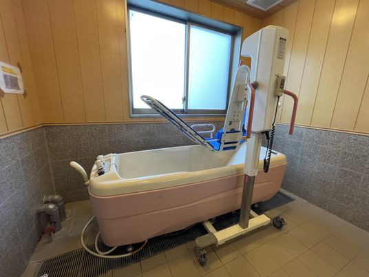 設備の整った浴室