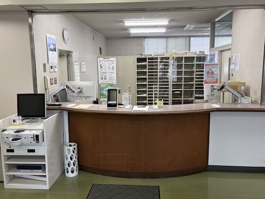 受付カウンター  