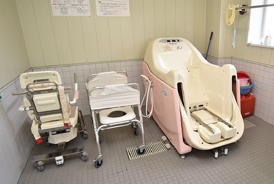 設備が充実した浴室