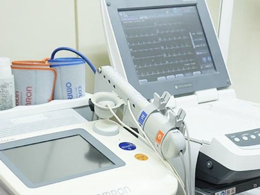 機器が並ぶ機能訓練室  