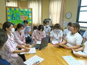 会議中の多目的室