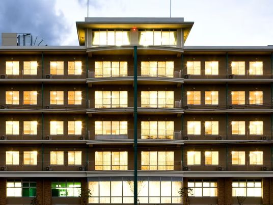 外観の建物正面  