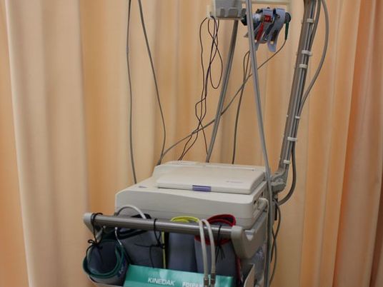 機器が並ぶ機能訓練室  