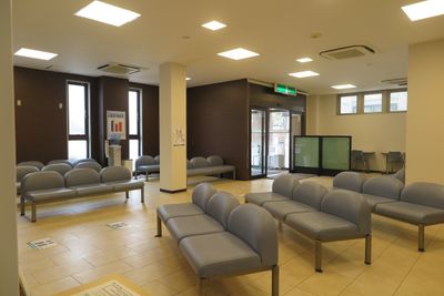 ゆったりした待合室
