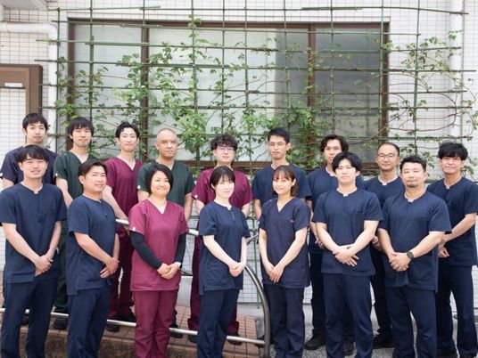 介護スタッフの集合  
