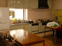 キッチンと利用者