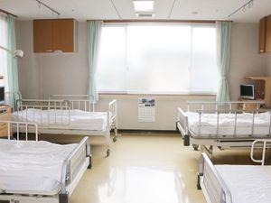明るい多床室  