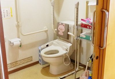 設備充実したトイレ