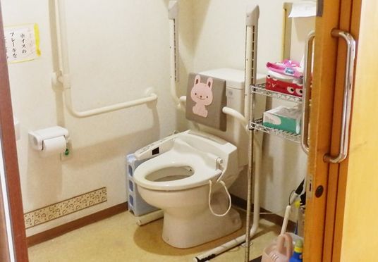 設備充実したトイレ