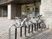 自転車置き場前の出入口  