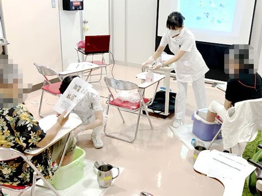 研修中の室内