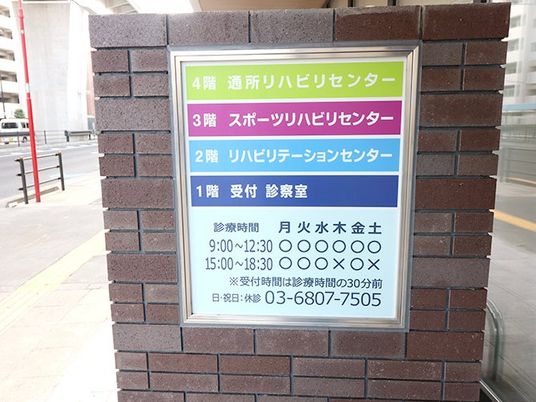 建物の案内看板  