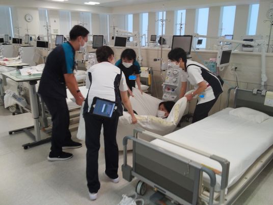 スタッフ支援の様子