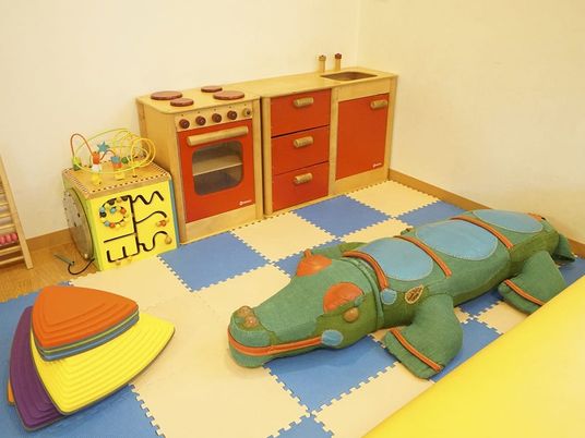 遊び場のある多目的室  