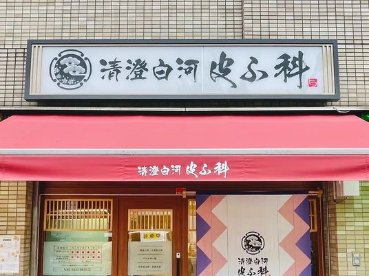 清澄白河寿ふ科の看板  