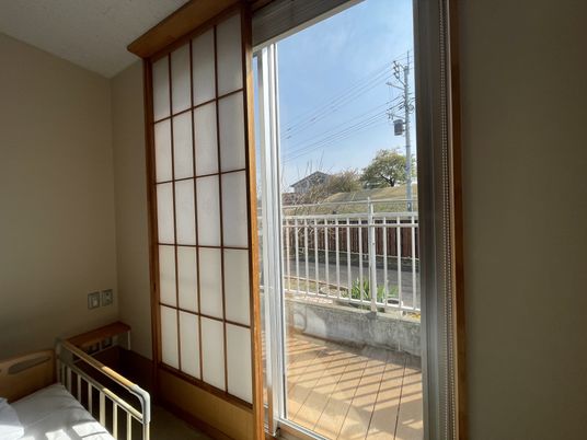自然光が入る居室
