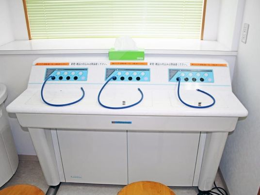 洗濯機が並ぶコーナー