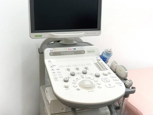 検査機器のある機能訓練室  