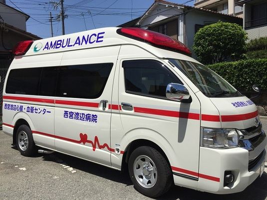 救急車の側面  