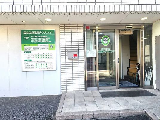 クリニックの入口  