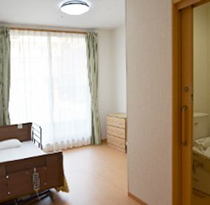 明るい居室空間  