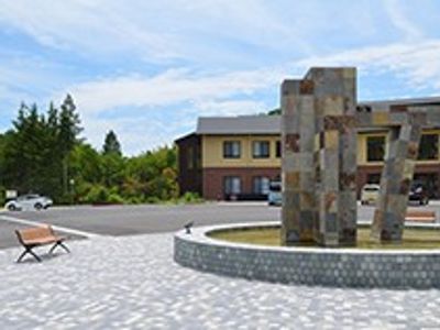広場の風景