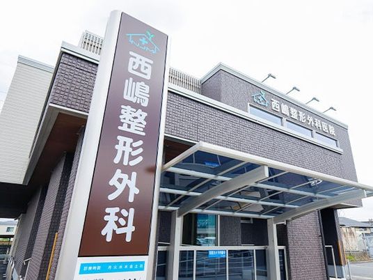 外観と看板  