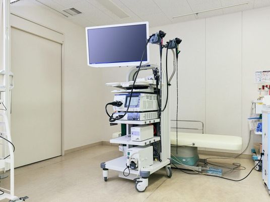 機器が並ぶ機能訓練室  