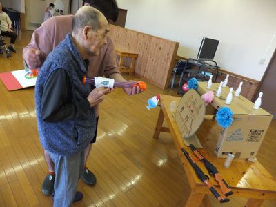 楽しい機能訓練の瞬間